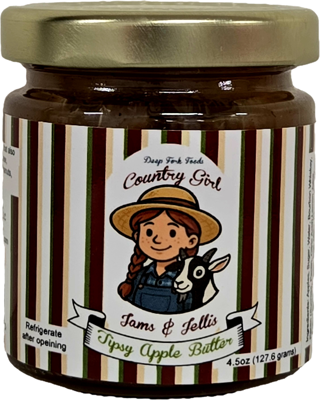 Country Girl Jams & Jellies Tipsy Apple Jelly 4oz