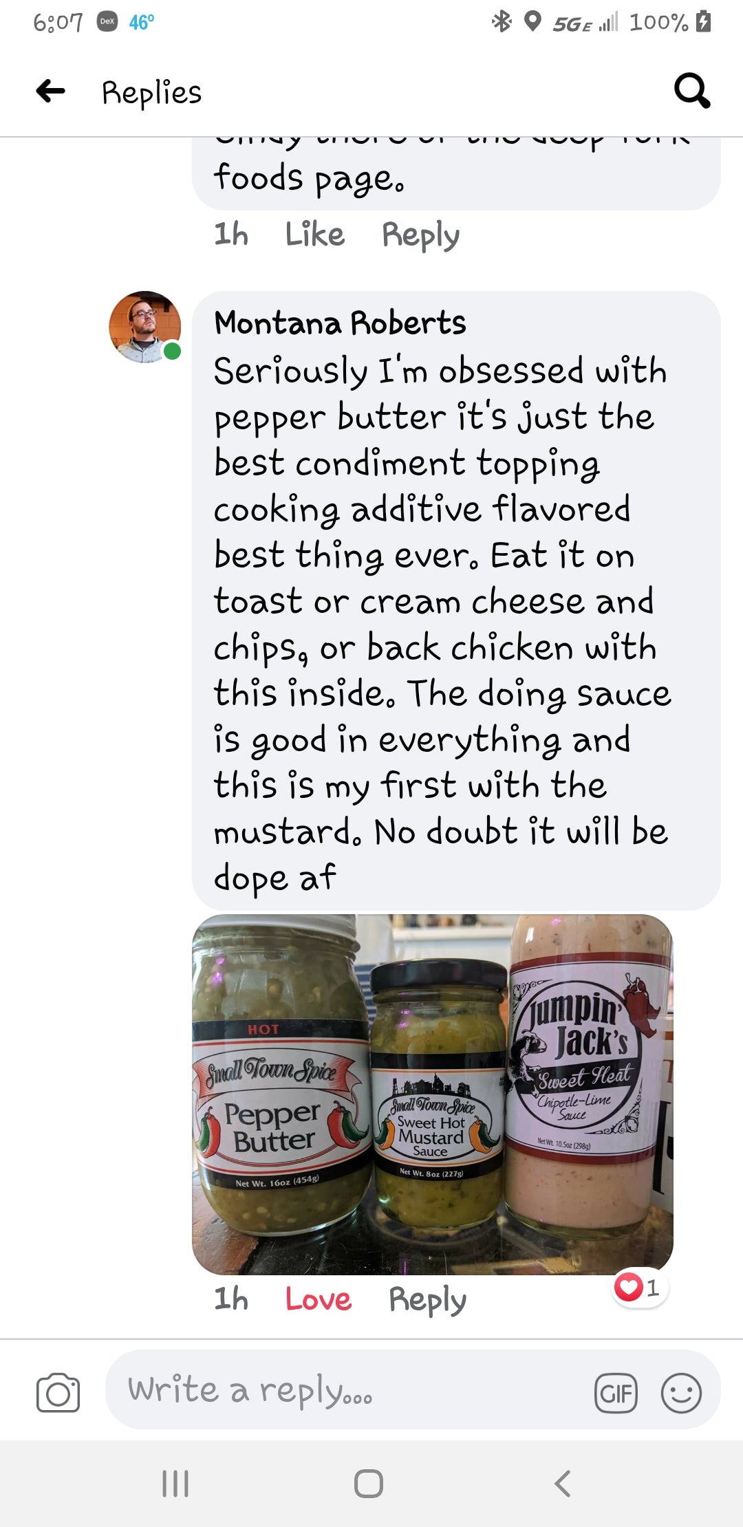 Jumpin' Jack's Hot Pepper Butter