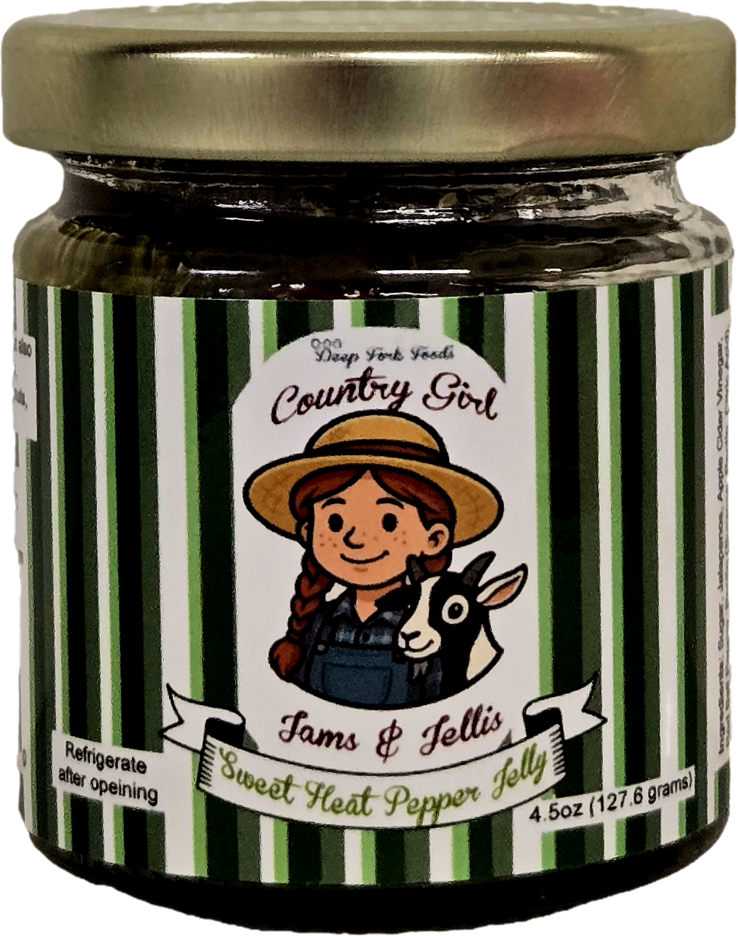 Country Girl Jams & Jellies Sweet Heat Pepper Jelly 4oz