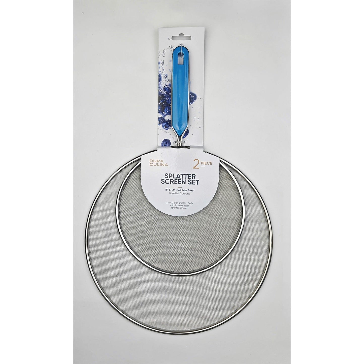 2-Piece Splatter Screen Set(Blue)