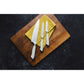 EcoCut 3 Piece Kitchen Knife Set With Blade Guards, Grey
