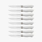 EcoCut 8 Piece Steak Knife Set, Grey