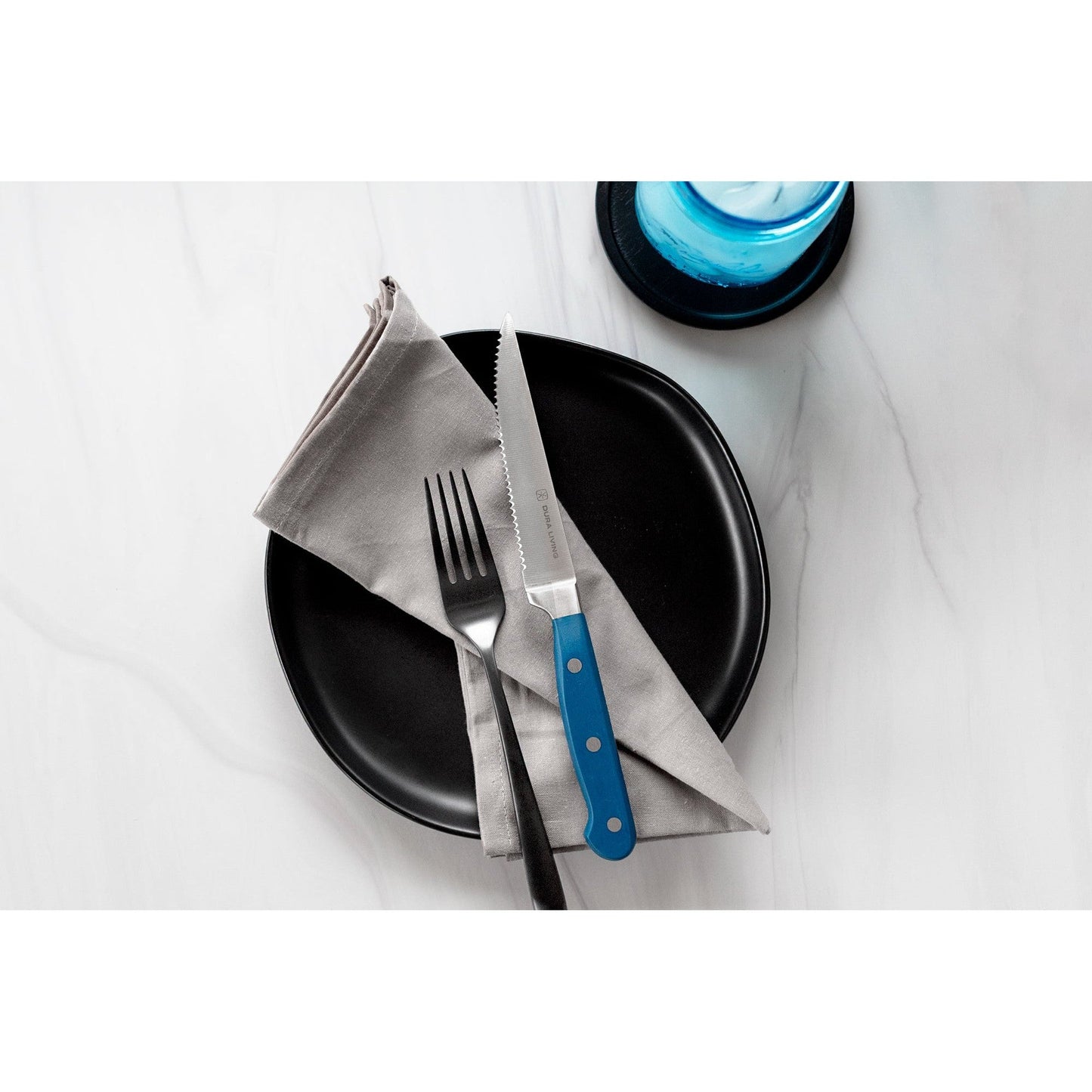 Superior Set of 4 Steak Knives - Royal Blue